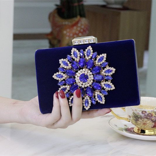 neue Einseitig Sonne Diamant Kristall Abendtaschen Kupplung Tasche Hot Styling Tageskupplungen Dame Hochzeit Damen