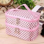 Kosmetiktasche Make Up Dot Zip Bag Hanging Toiletry Reise Handtasche