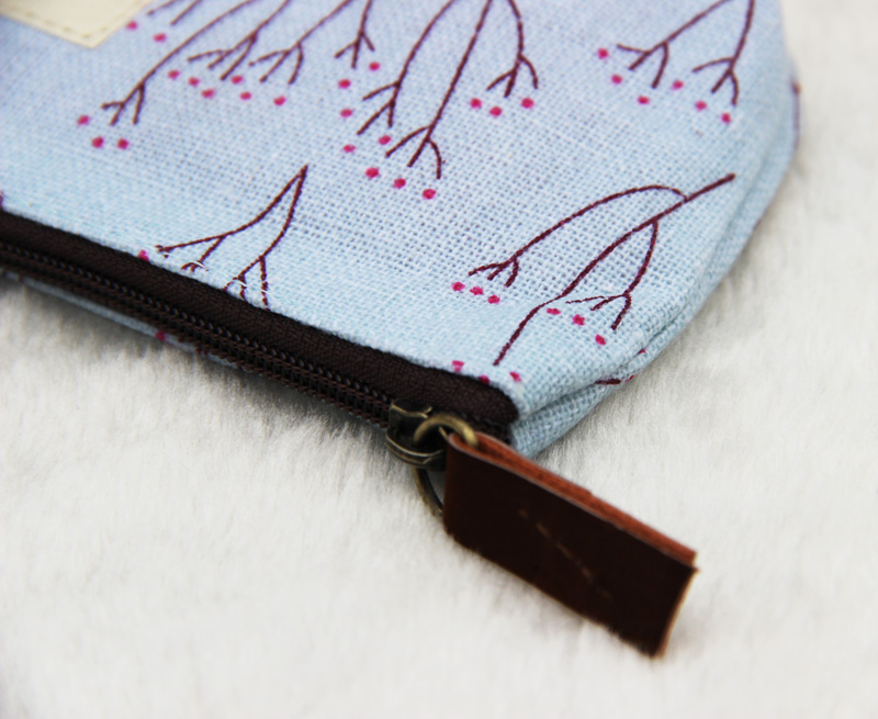 neue Blumenblumen Bleistift Kugelschreiber LeinenTasche Kosmetik Werkzeug Tasche Aufbewahrungstasche Geldbörse