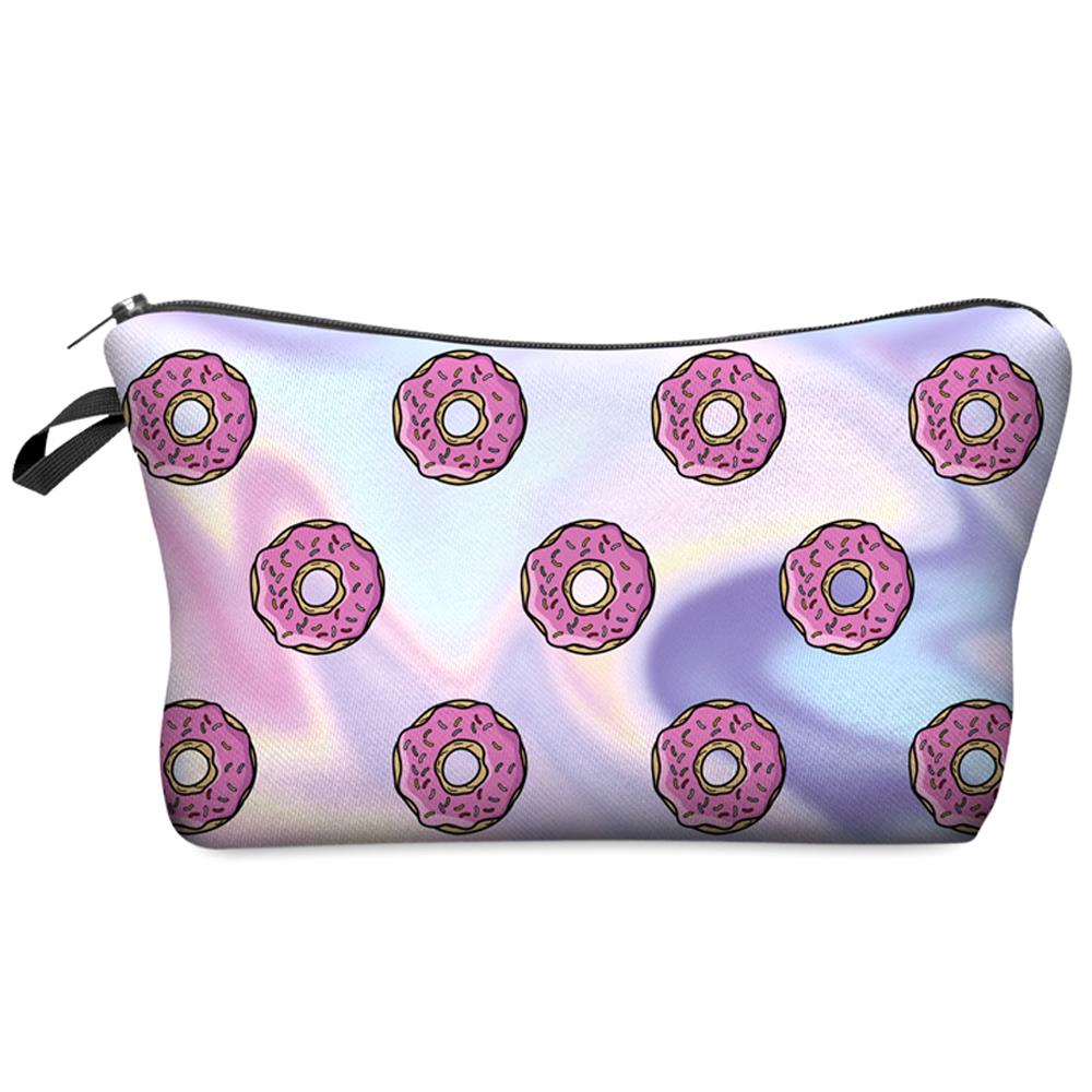 3D Druck Make Up Taschen Mit Multicolor Muster Nette Kosmetik Pouchs Für Reise Damen Beutel Damen KosmetikTasche