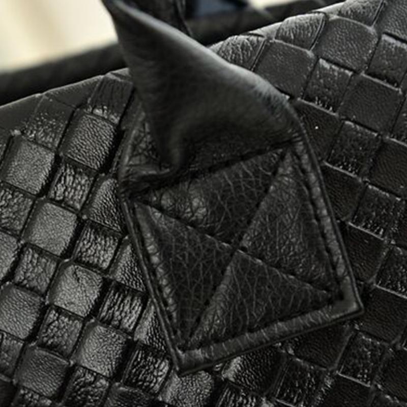 Neue Damen Handtasche Klassische Schwarz Farbe Einkaufen Handtasche mit Schulter große Kapazität Leder