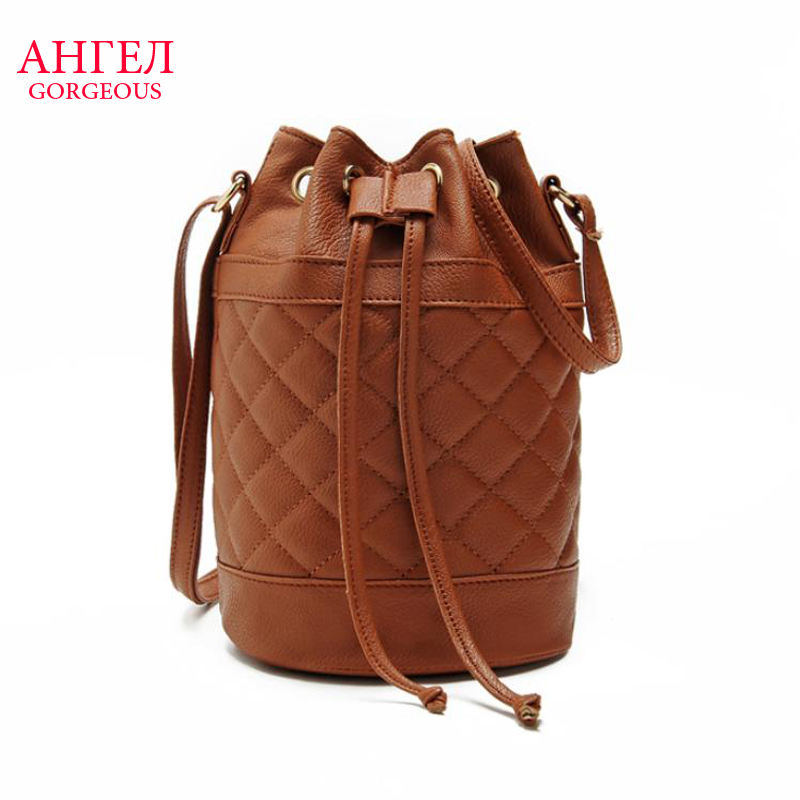 Mädchen Berühmte Marken Damen Messenger Taschen Mode Eimer Tote Umhängetaschen Pochette Damen Leder