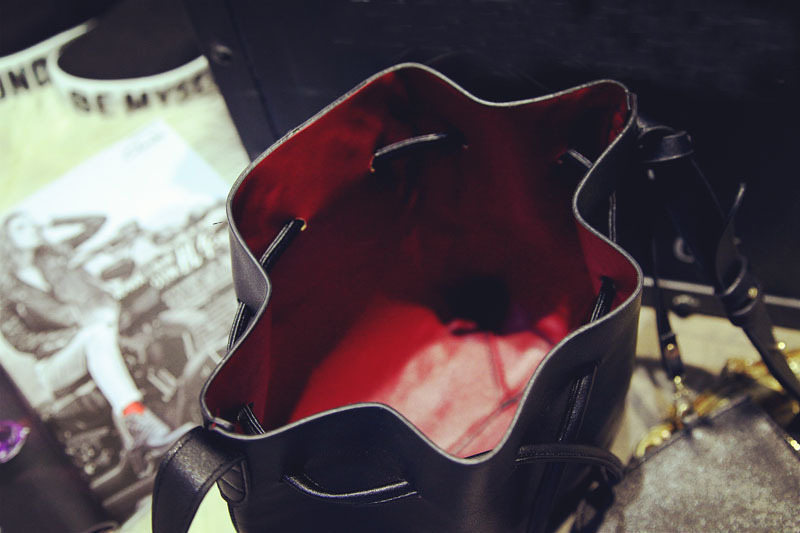 Damen Umhängetasche eimer pu Leder Gürtel einfache Handtasche einzelnen schulter großen marke Tasche