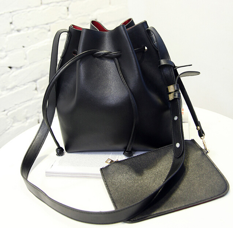 Damen Umhängetasche eimer pu Leder Gürtel einfache Handtasche einzelnen schulter großen marke Tasche