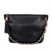 HEIßE Damen Echtes Leder (TOP schicht) real rindLederHandtasche Retro Quaste Ketten schulter crossbody Messenger