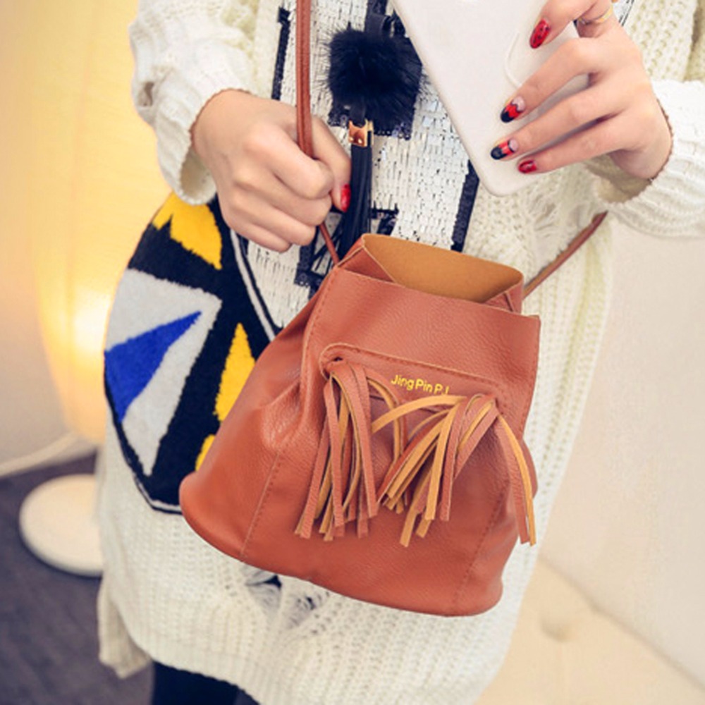 designer Damen Messenger Bags Damen Kleinen Eimer Tasche Leder Crossbody Umhängetasche bolsas femininas sac