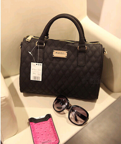 Europäischen und amerikanischen neue Welle von niedrigen schwarz Eimer Schulter Messenger Lingge Kissen Tragbare