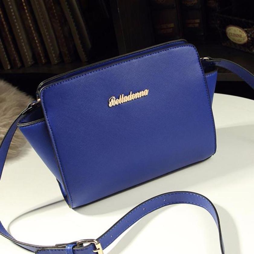 Einfach Stil Damen Handtasche pu Leder Weiblich Umhängetaschen 5 Farben Tote Satchel Mädchen Messenger