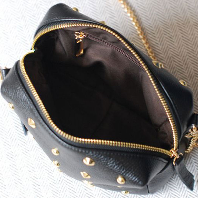 Niedrigsten preis Neue mode niet Damen Schultertasche pu Leder cross body bag designer Jahrgang Damen Mini Kette