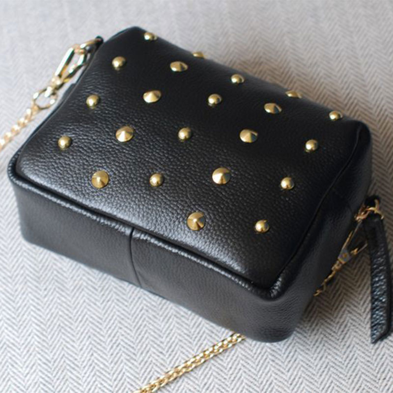 Niedrigsten preis Neue mode niet Damen Schultertasche pu Leder cross body bag designer Jahrgang Damen Mini Kette