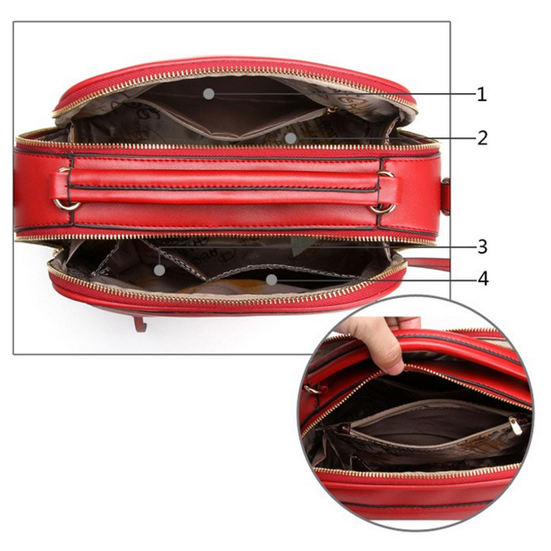 Berühmte Marken Gute Qualität Damen Handtasche Pu Leder Damen Messenger Bags Vintage Damen Tasche Tote