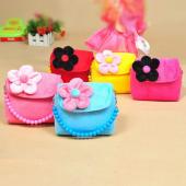 Schöne Stereoskopischen Blumen Plüsch Umhängetasche Prinzessin Paket Für Babys Kinder Kindergarten