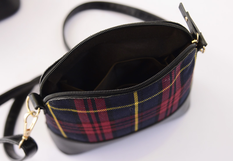 NEW Zeitlich begrenzte einzel messenger Taschen neue elegante Damen Tasche design pu Leder plaid nähte
