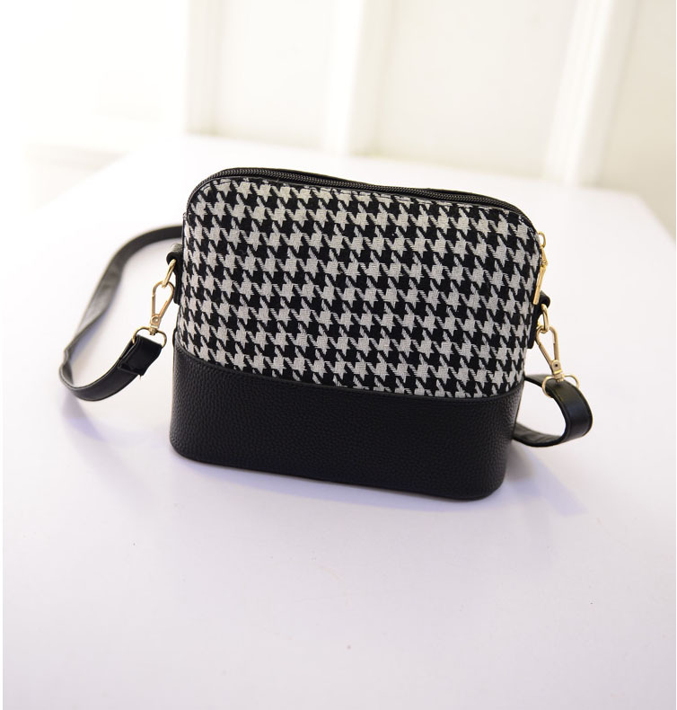 NEW Zeitlich begrenzte einzel messenger Taschen neue elegante Damen Tasche design pu Leder plaid nähte