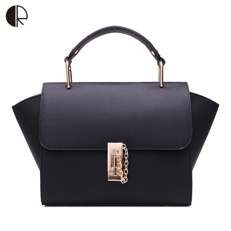 Neue Mode Damen Marke Designer Inspire Umhängetaschen Trapeze Ohren Smiley Schaukel tricolor Schloss Promi