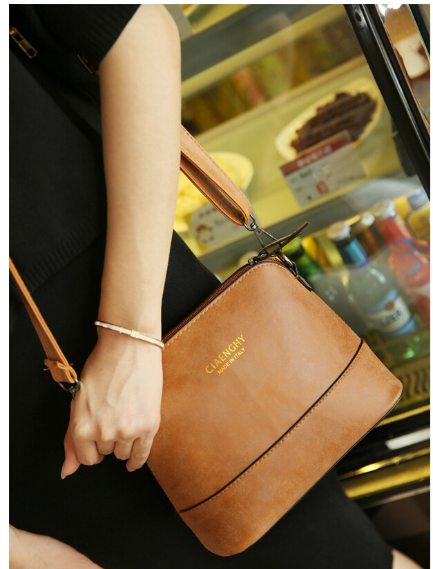 Neue mode Damen Umhängetasche peeling shell Tasche NubukLeder kleine Taschen über die schulter Damen