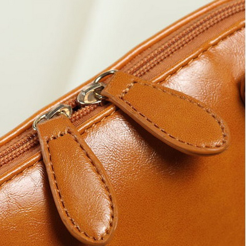 Mode Vintage Damen Shell Tasche Damen Leder Messenger bags Handtaschen Geldbörsen Schlinge Schulter Crossbody