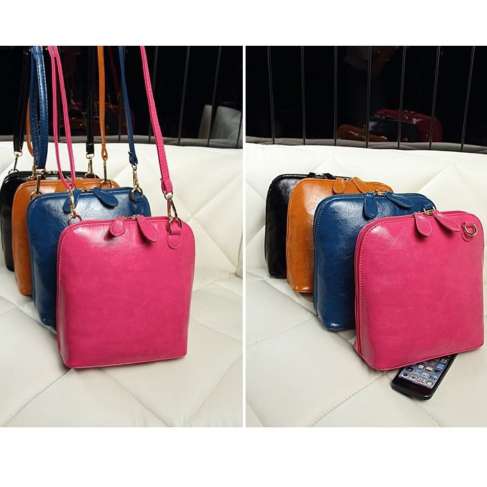 Mode Vintage Damen Shell Tasche Damen Leder Messenger bags Handtaschen Geldbörsen Schlinge Schulter Crossbody