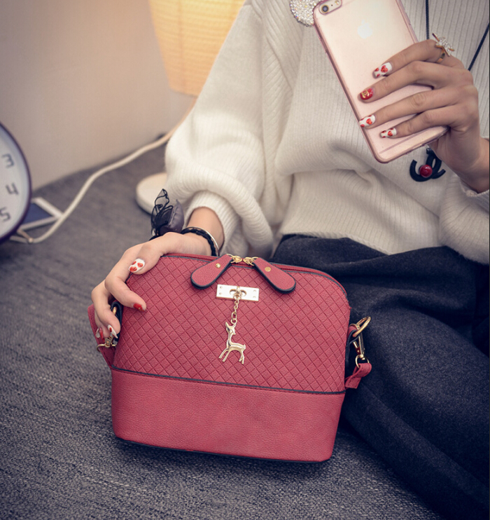 NULL Gewinn Neue Mode Shell Damen Messenger Bags Umhängetasche Pu Leder Mini Weiblichen Schulterbeutel