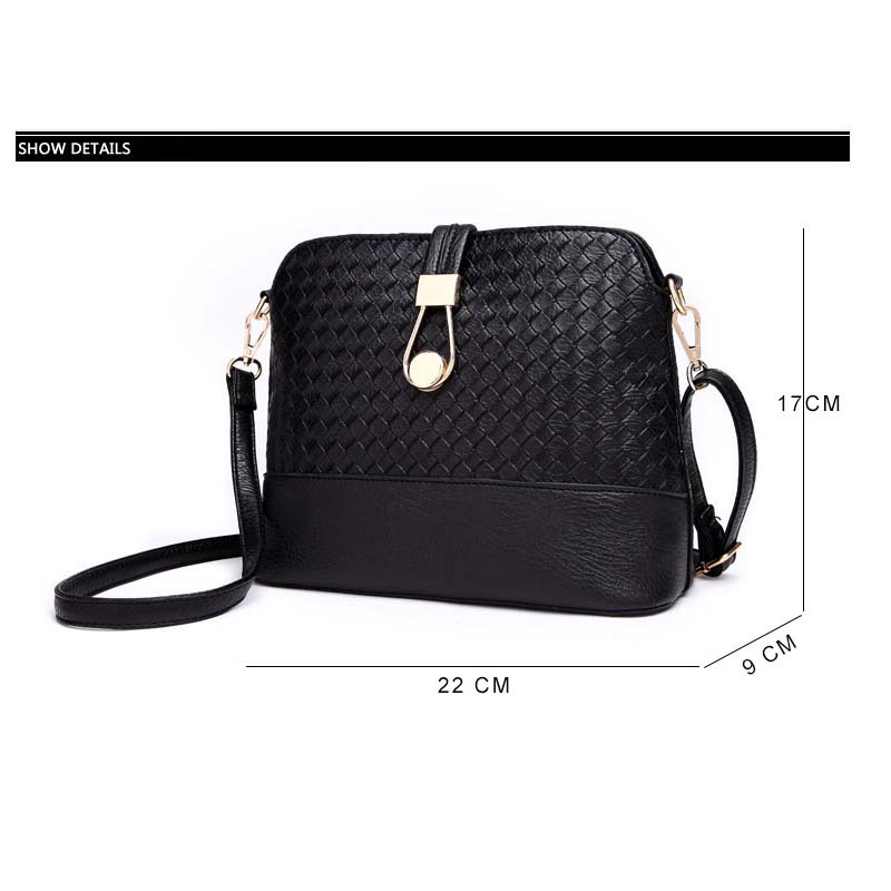 Stricken Damen Messenger Bags Mode Shell Weiblichen Beutel Damen Leder Durable Kreuzkörper Damen Tasche Damen