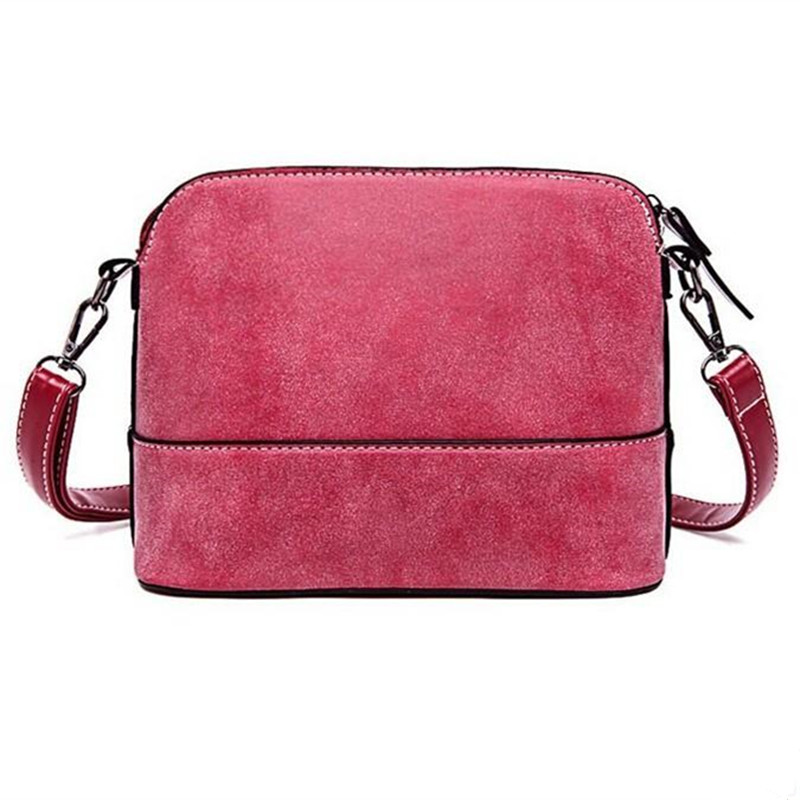 heißer Verkauf vintage Damen Tasche NubukLeder Umhängetaschen Kleine Crossbody Taschen Mode Damen