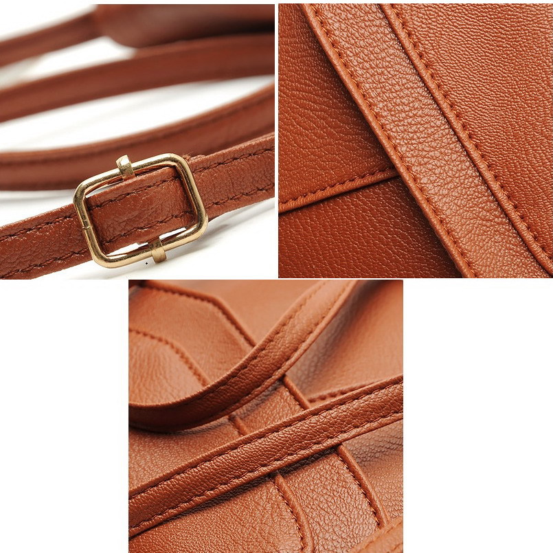 Damen Leder Umhängetasche Handtaschen Schulter Umhängetasche Mode Vintage Kleinen Umschlag Taschen Kupplung