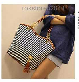 mode Damen's Dame straße Quaste Taschen Schnapp Candid Tote schulter beutel hand Leinwand