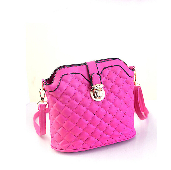 neue Plaid Ketten Damen Messenger Bags Fünf Farben Praktische Damen Tasche Kleine Pu Damen Umhängetasche