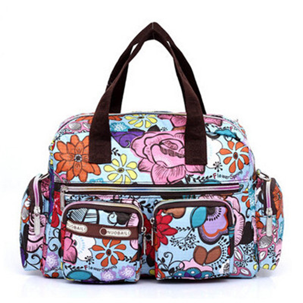 Damen Handtasche Neue Mode Druck Wasserdicht Nylon Schulter Messenger Bags Beiläufiger Damen Tasche