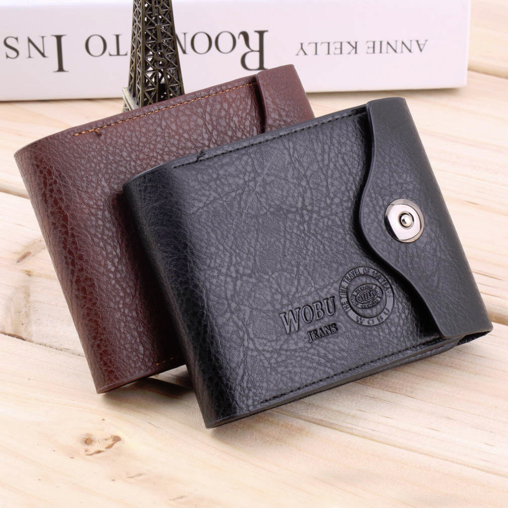 Bifold Wallet Men's PU Leather Credit ID Card Holder Slim Purse Gift  Fashion