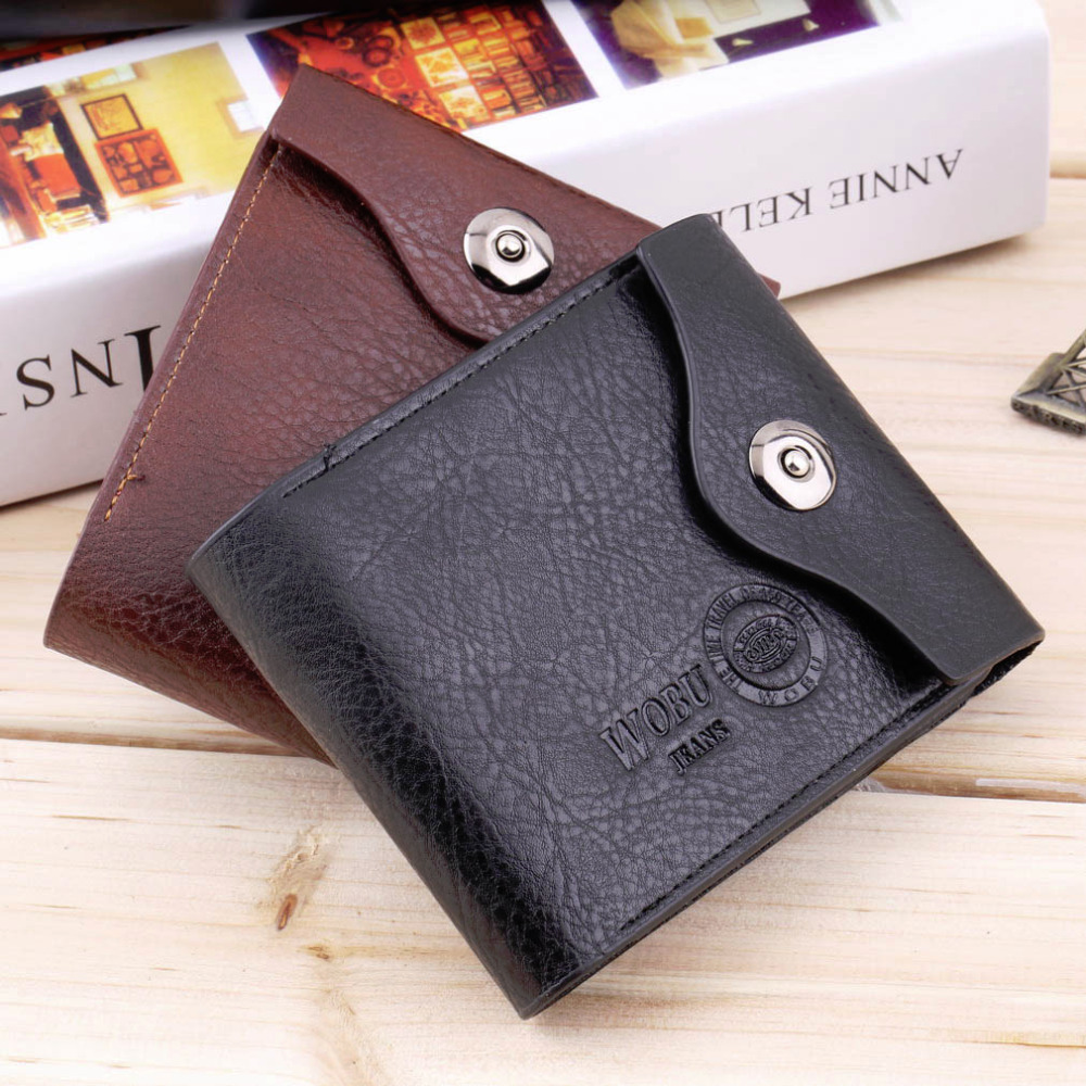 Bifold Wallet Men's PU Leather Credit ID Card Holder Slim Purse Gift  Fashion