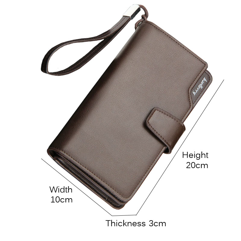 100% echtem Leder Männlichen Herren Brieftasche Mode Herren Clutch Handtasche Lange multifunktionale Geld