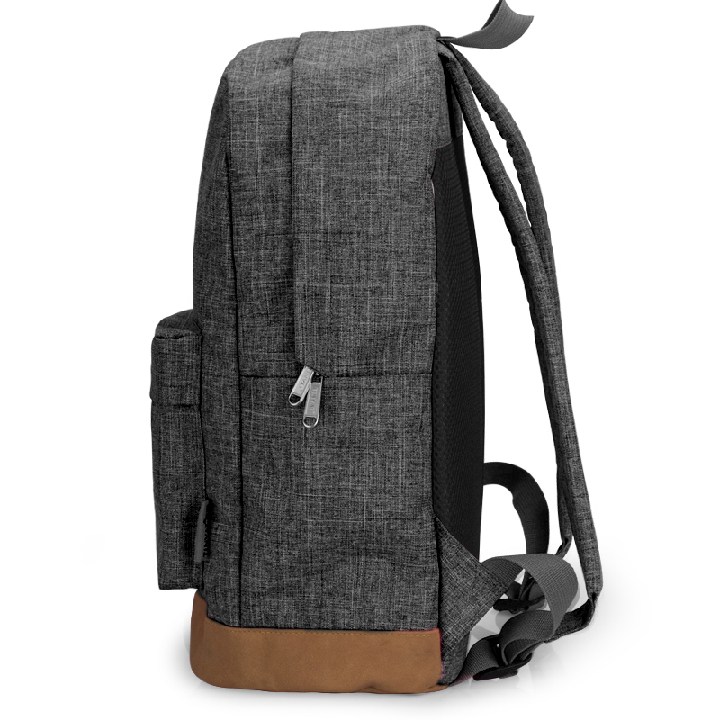 Herren Männlichen Leinwand College School Student Rucksack Lässig Rucksäcke Reisetasche