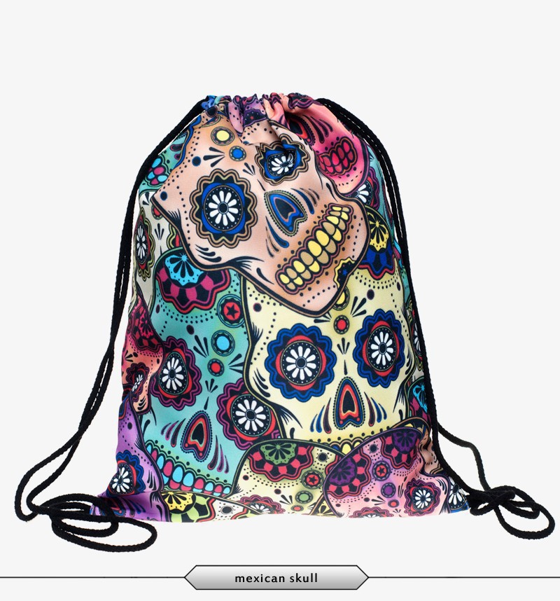 neue Mode escolar Reise Rucksack 3D Print Softback Mann Damen Mochila Feminina harajuku Kordelzug