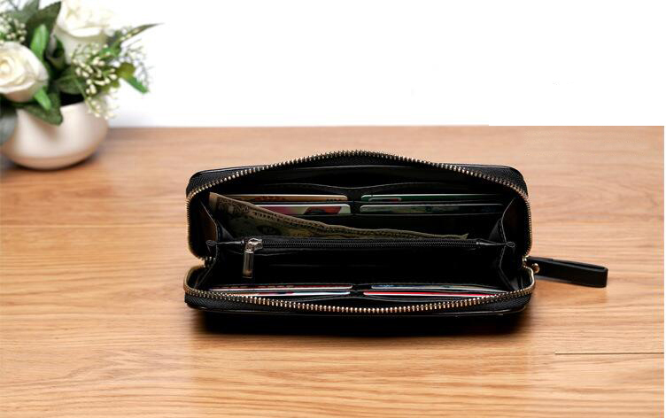 neue Damen Geldbörsen In Europa Und Amerika Lange Brieftasche Weibliche Karten Halter Cartoon Katze PU Geldböse