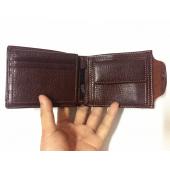 100% echtes Leder Herren Brieftasche Neue Heiße Mode Berühmte Mann Brieftaschen Geldbörsen Coin Tasche