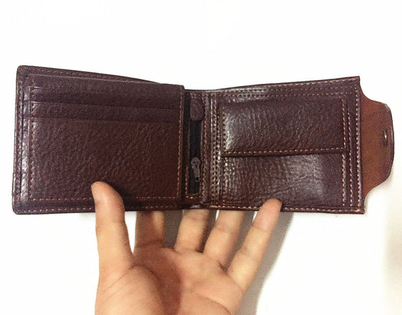 100% echtes Leder Herren Brieftasche Neue Heiße Mode Berühmte Mann Brieftaschen Geldbörsen Coin Tasche