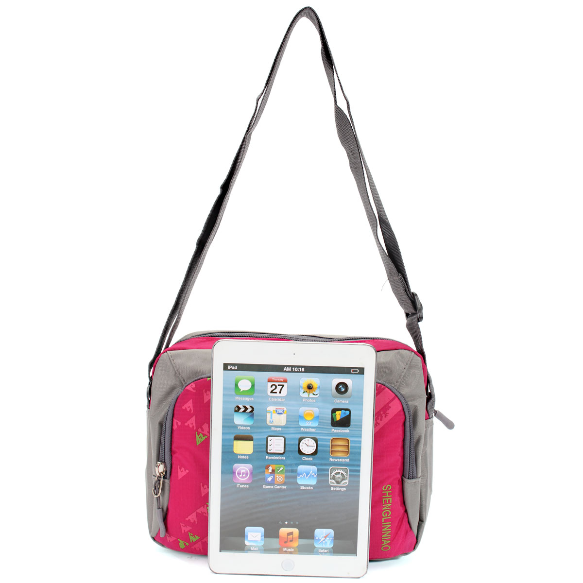 Heiße Damen Herren Sport Umhängetasche Nylon Wasserdichte Outdoor Wandern Reise Reißverschluss