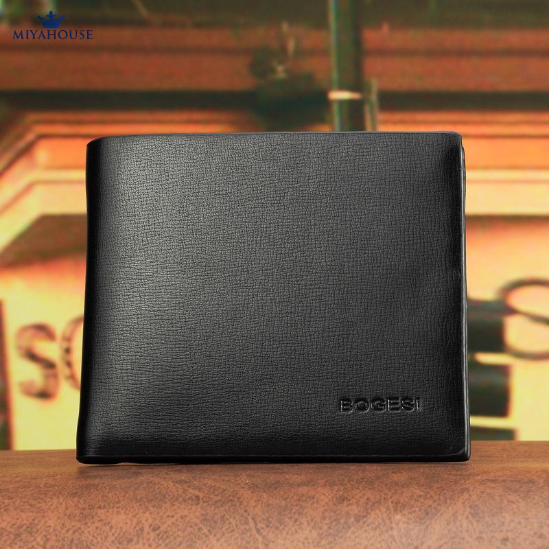 Einfachen Stil Beiläufige Herren Geldbörsen Kurz Design Kartenhalter Männlichen Geldbörse