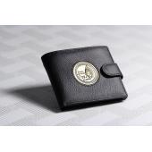 Mens Gentleman Pharao Muster Textur Schwarz Reale Echtes Leder Bifold ReißverschlussTasche Geldbörse Kreditkarte