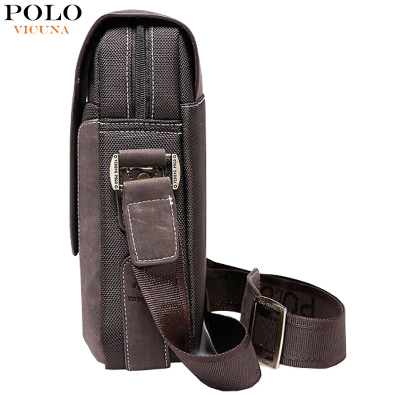 POLO Berühmte Marke Geschäfts Echtes Leder Messenger Bags Für Herren Matt Echt Leder