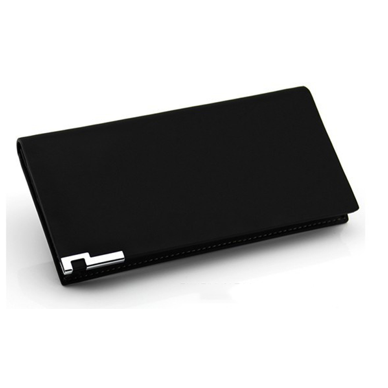 Split Leder Herren Brieftasche Langen Design Multifunktionalen Herren Schwarz Brieftasche Kartenhalter
