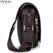 Polo neue Ankunft Fashion Business Leder Herren Messenger Bags Werbe Kleine Crossbody Schulter Tasche Casual
