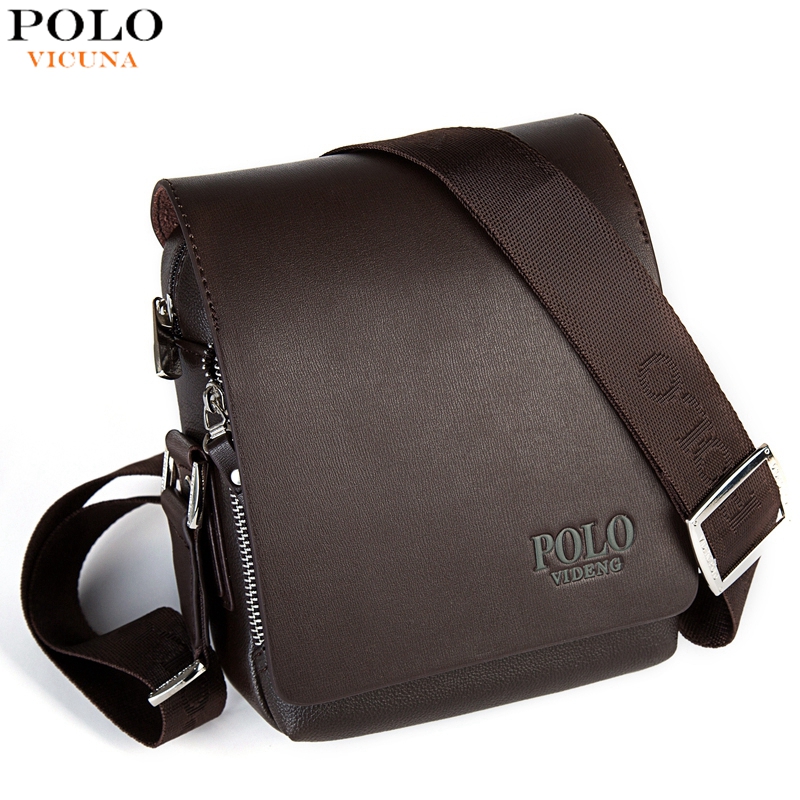Polo neue Ankunft Fashion Business Leder Herren Messenger Bags Werbe Kleine Crossbody Schulter Tasche Casual
