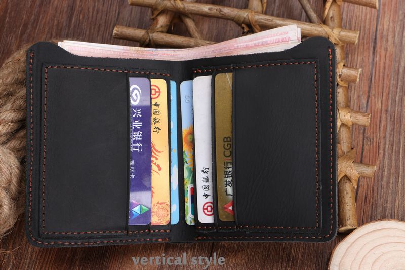 echtes Leder Herren Geldbörsen vintage styles luxus beliebte männlich carteira masculina