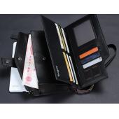 Herren haspmappe Reißverschluss Tasche männlichen kupplung multifunktions gute Leder Geldbörsen lange