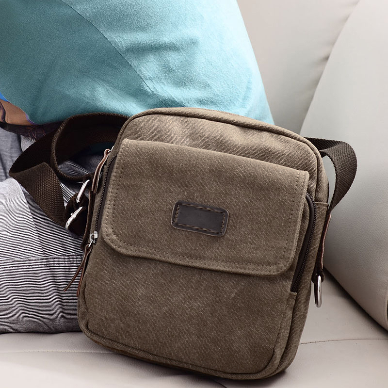 Kaffee Herren Vintage Tasche Kleine Umhängetasche Umhängetasche Neue Klassische