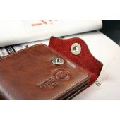 Brieftasche Herren Echte Braune Kredit Identifikation kartenhalter Geldbeutel Schlank Geschenk