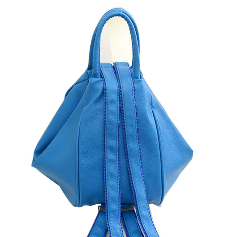 Damen Tasche sommer neue orange Leder Rucksäcke Umhängetasche casual Schultertasche multifunktions Damen