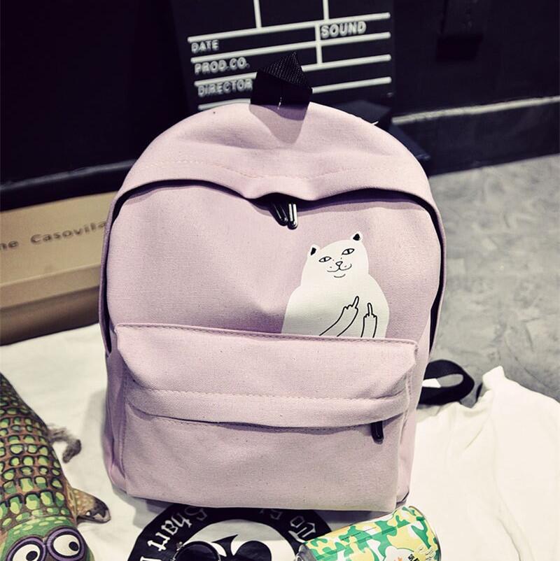 Damen Rucksack für Damen casual leinwand schule Rucksack mädchen Rucksäcke kleine mädchen Schultasche